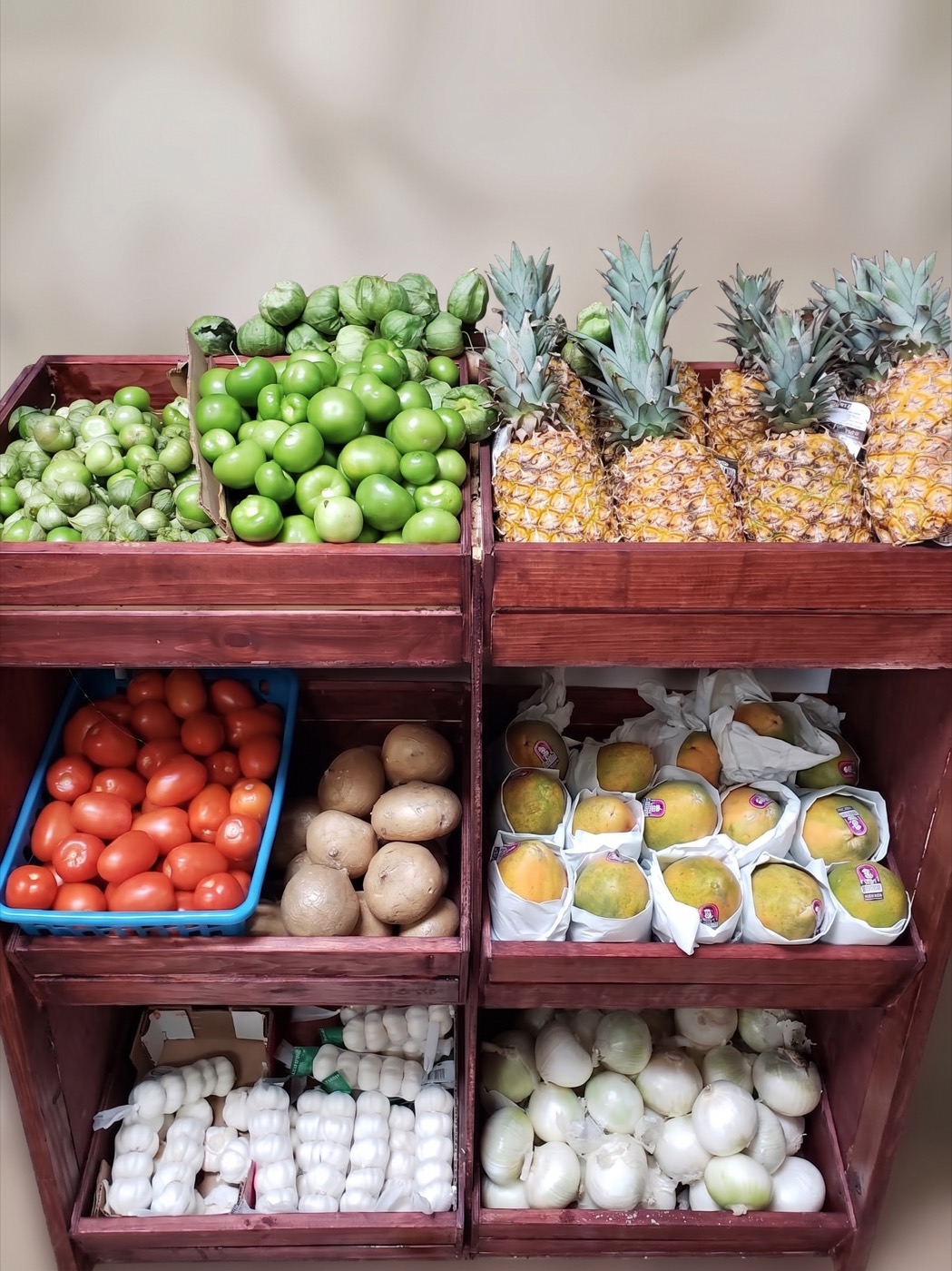 Frutas y verduras frescas